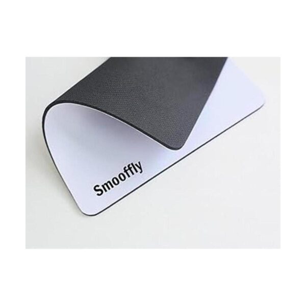 Smooffly Alfombrilla de mouse para juegos de flores rosa_2