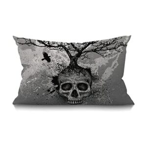 Smooffly Funda de almohada lumbar con diseño de águila_1