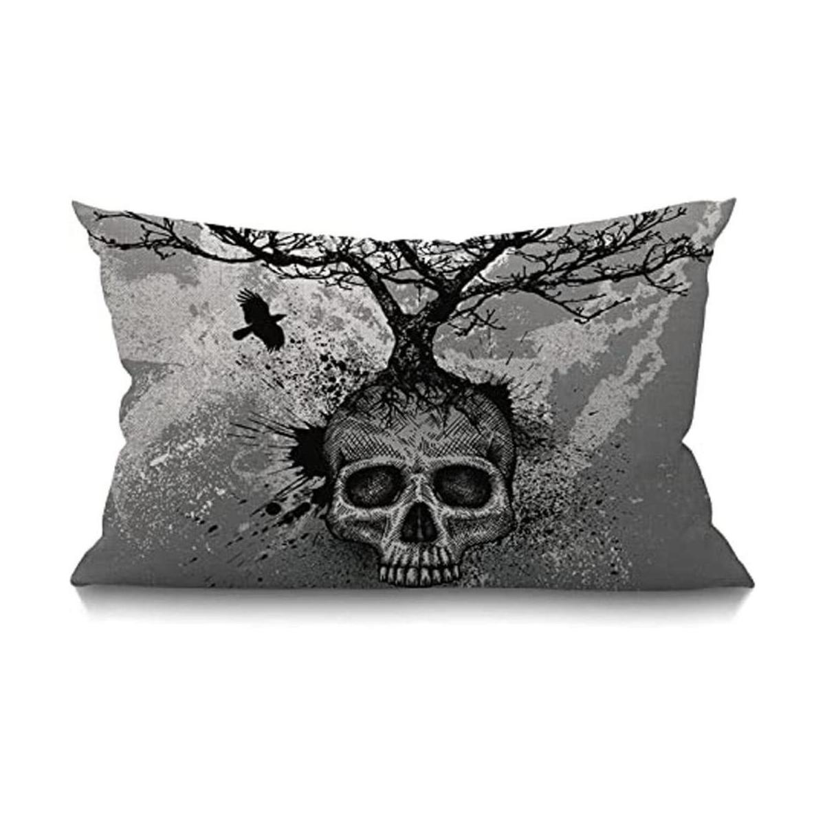 Smooffly Funda de almohada lumbar con diseño de águila