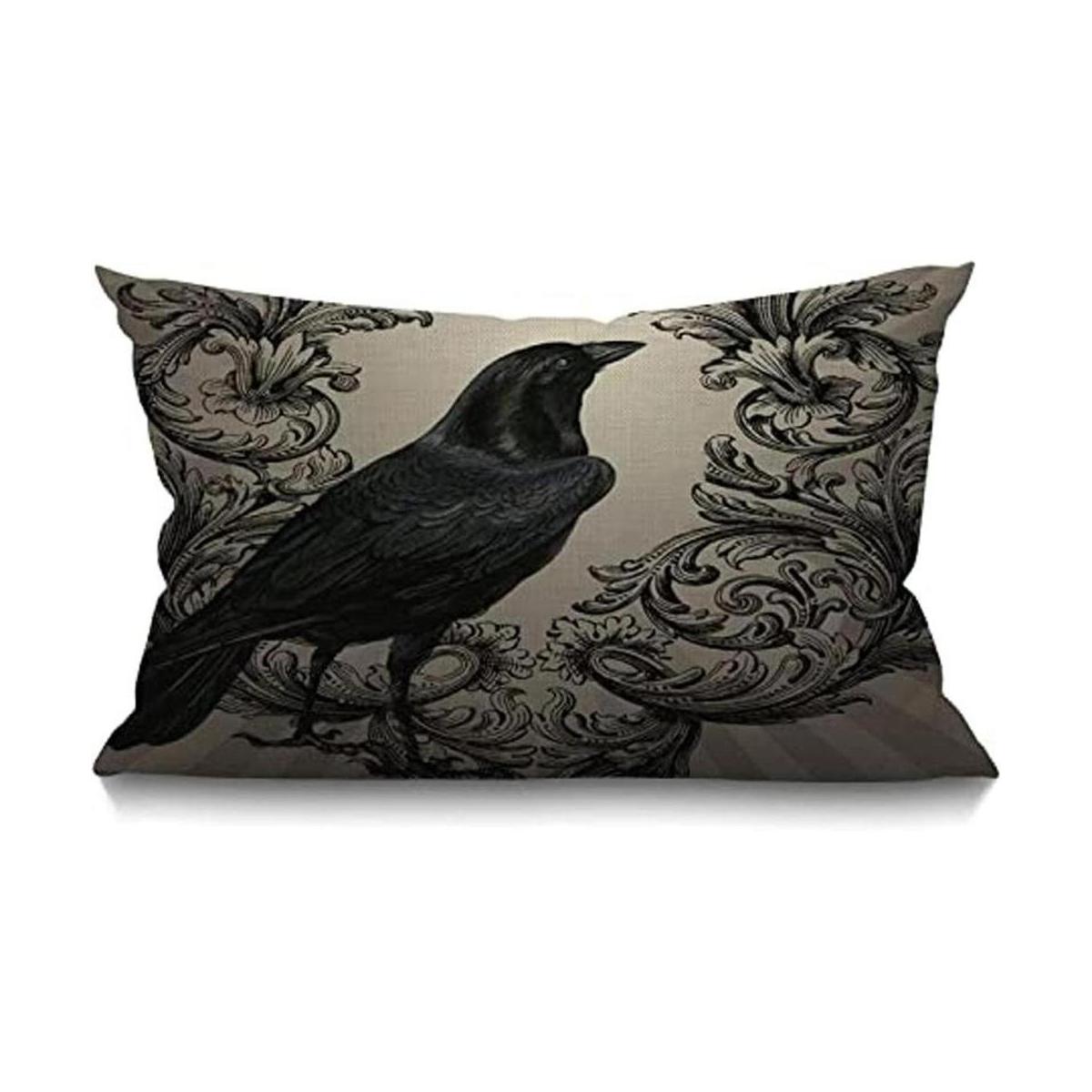 Smooffly Funda de almohada decorativa de vaca retrato de