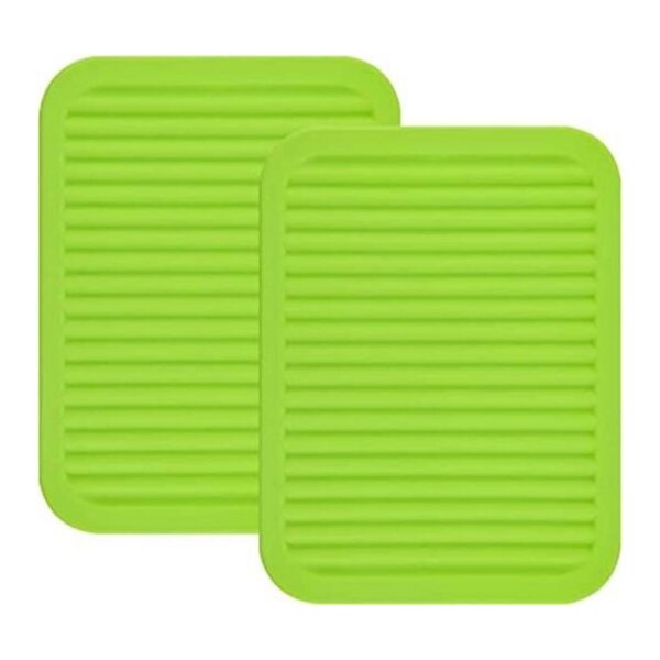Smithcraft Juego de 2 salvamanteles de silicona para
