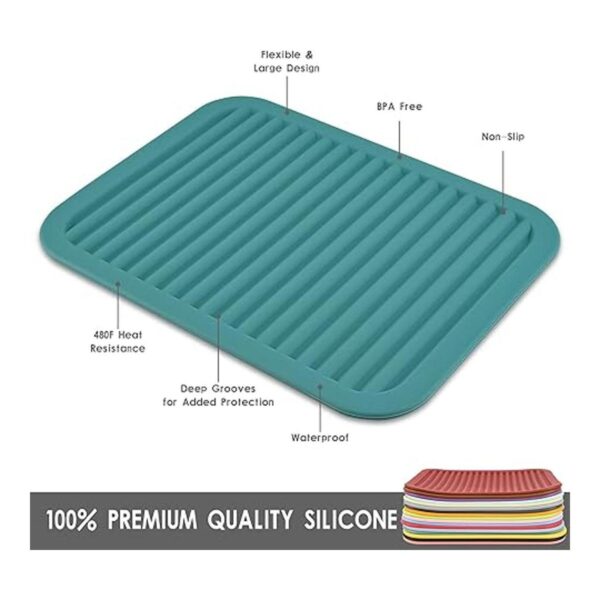 Smithcraft Juego de 2 salvamanteles de silicona para