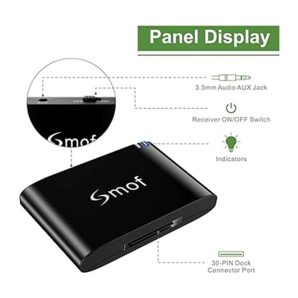 Smof Adaptador Bluetooth prémium de 30 pines para_5