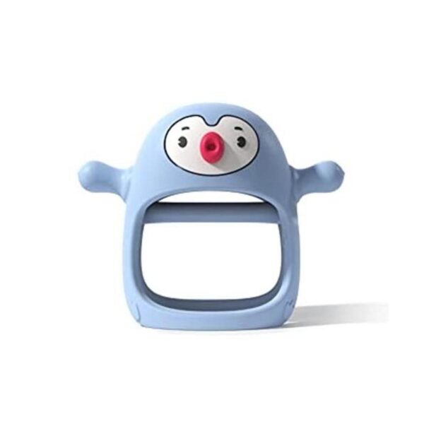 Smily Mia Penguin Mordedor de silicona para bebés que_1