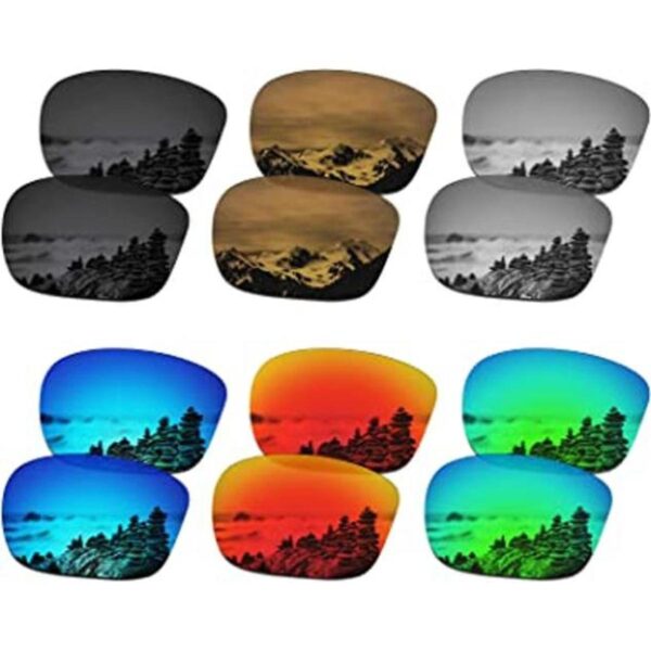 SmartVLT Juego de 6 lentes de repuesto para Oakley Sliver_1