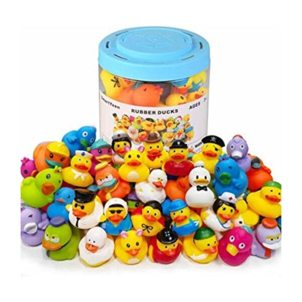 SmartYeen 30 juguetes de baño de patos de goma para niños_1