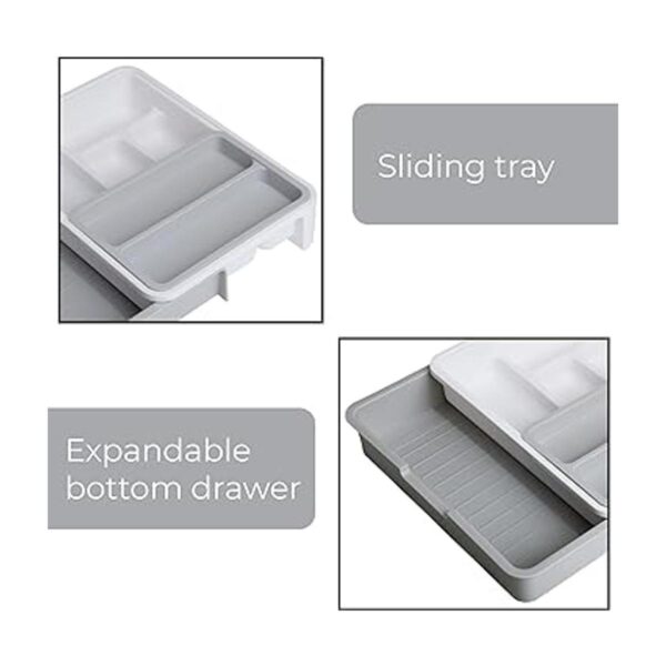 Smart Design Organizador de cajones expandible de 7