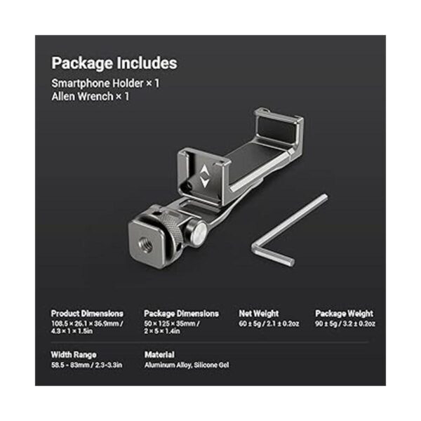 SmallRig Adaptador universal multifuncional de montaje