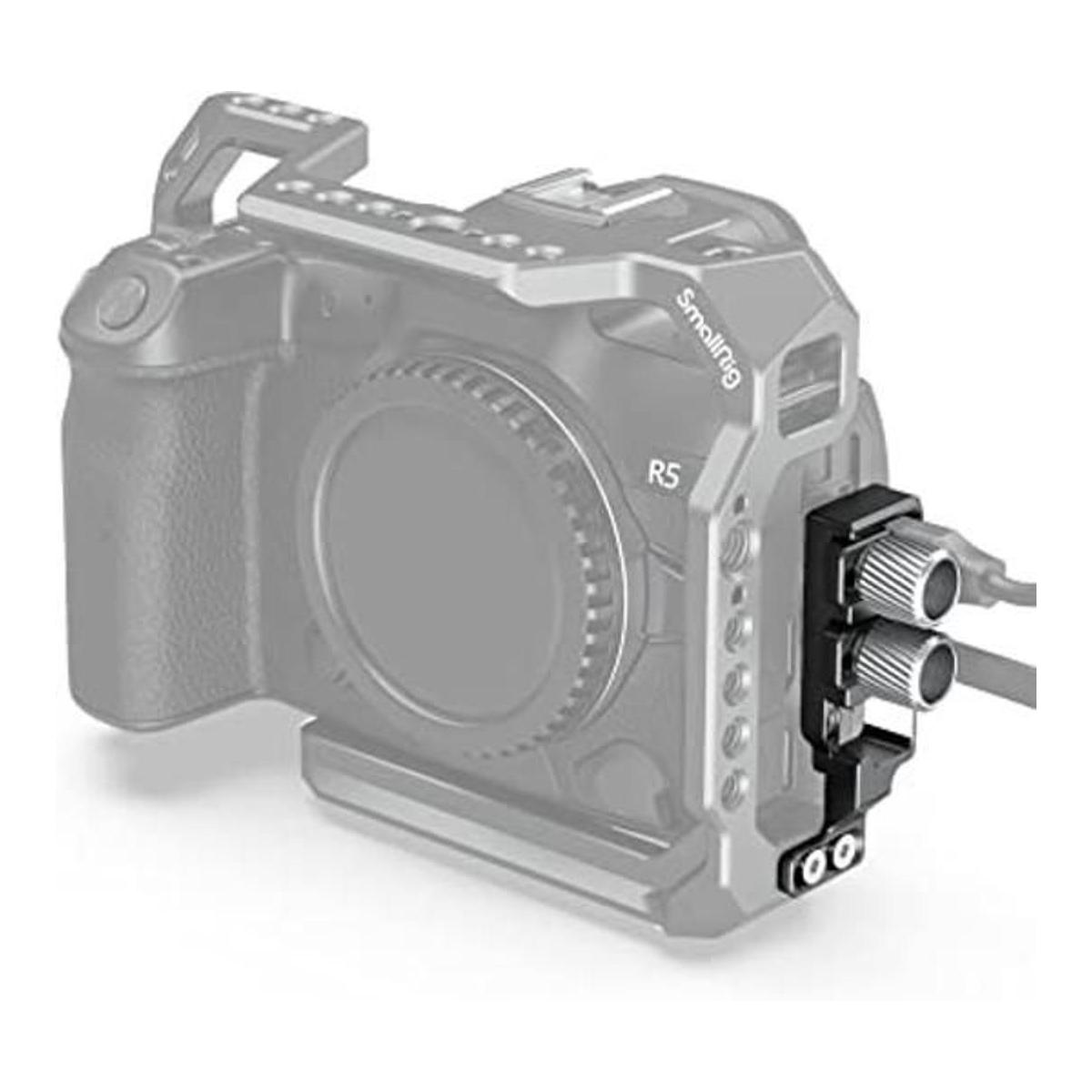 SmallRig Abrazadera de cable HDMI y USBC para Canon EOS