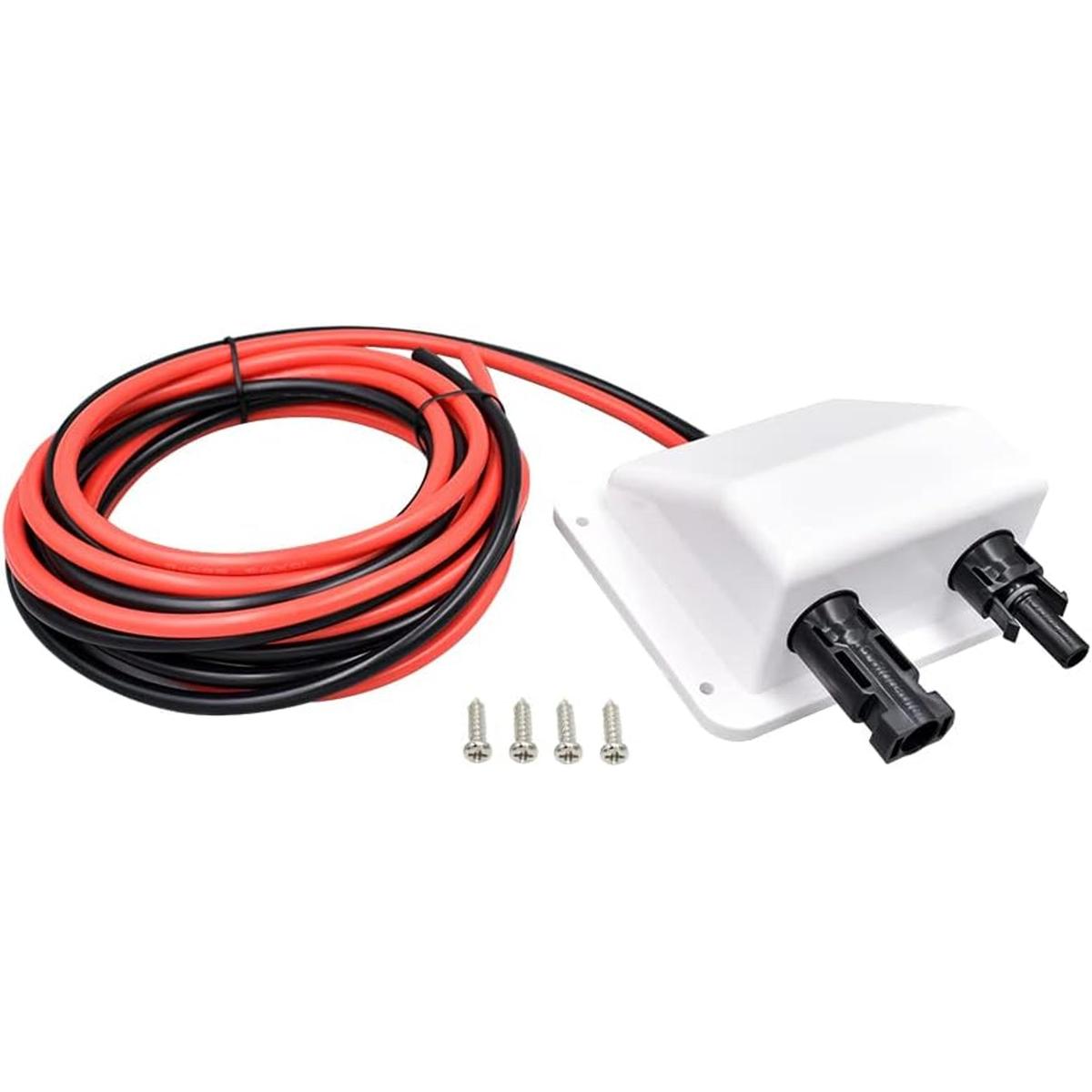 Slocable Prensaestopas de entrada de doble cable ABS