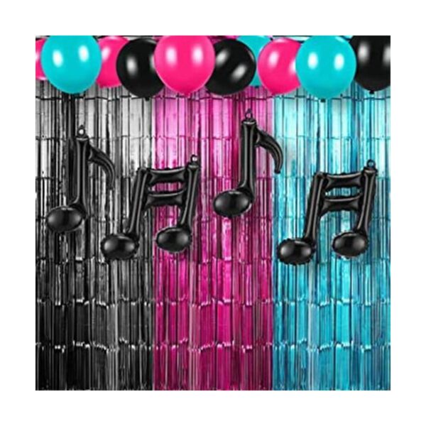 Skylety Decoraciones de fiesta de música incluyen cortinas_1