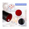 Skylety Juego de 6 tazas de dados de piel sintética juego_3