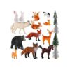 Skylety 18 figuras de animales del bosque de Navidad_2