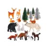 Skylety 18 figuras de animales del bosque de Navidad_1
