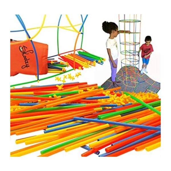 Skoolzy Straw Constructor STEM Juguetes de construcción_1