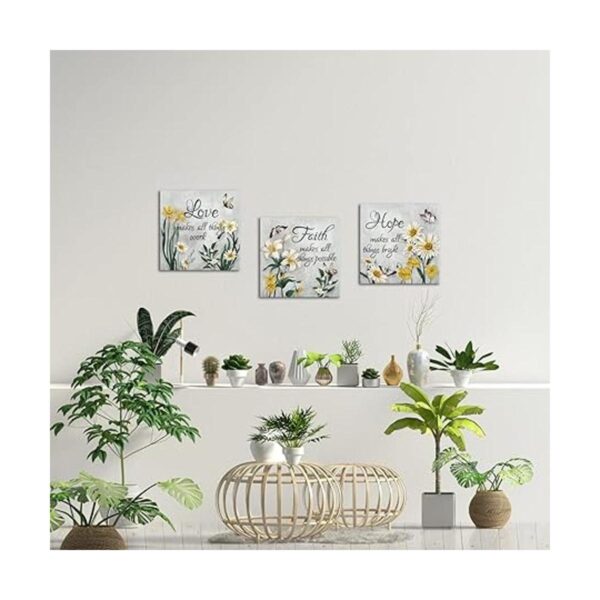 SkenoArt Arte de pared de flores para dormitorio diseño_2