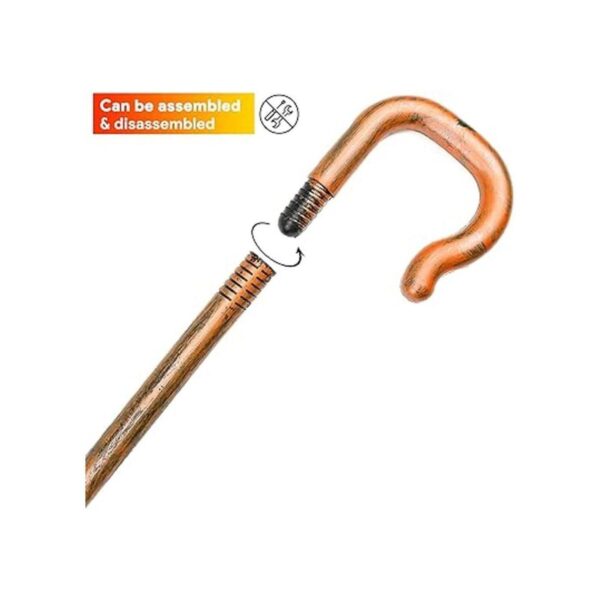 Skeleteen Disfraz de Shepherds Crook Staff Bastón de
