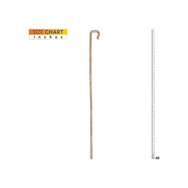 Skeleteen Disfraz de Shepherds Crook Staff Bastón de