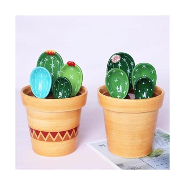 Sizikato 4 cucharas medidoras de porcelana con base_3