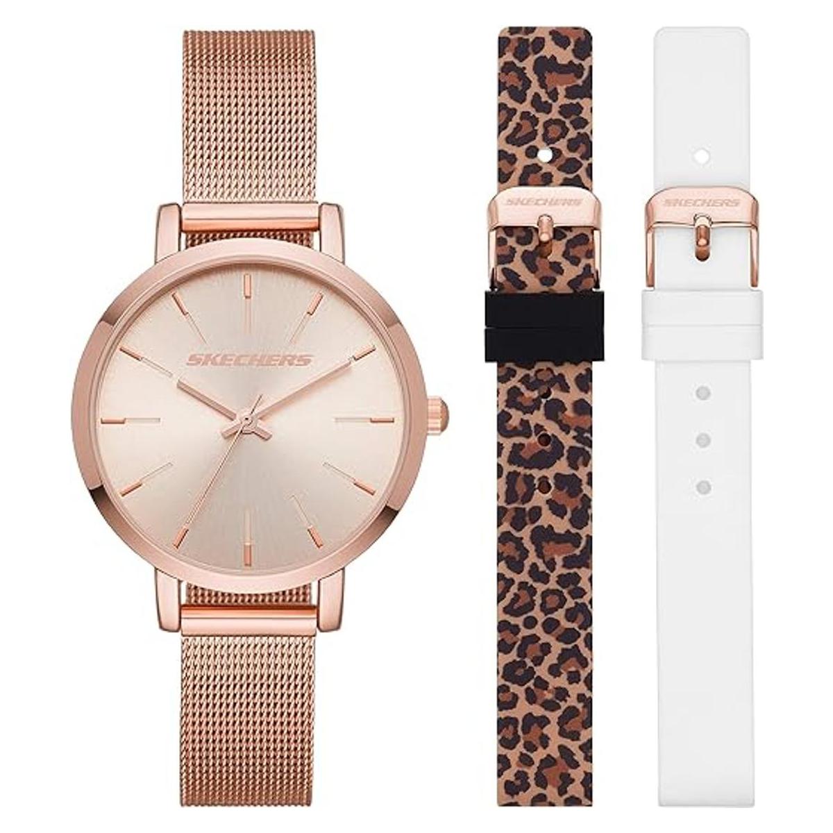 Skechers Womens Quartz Watch and Interchangeable Band
