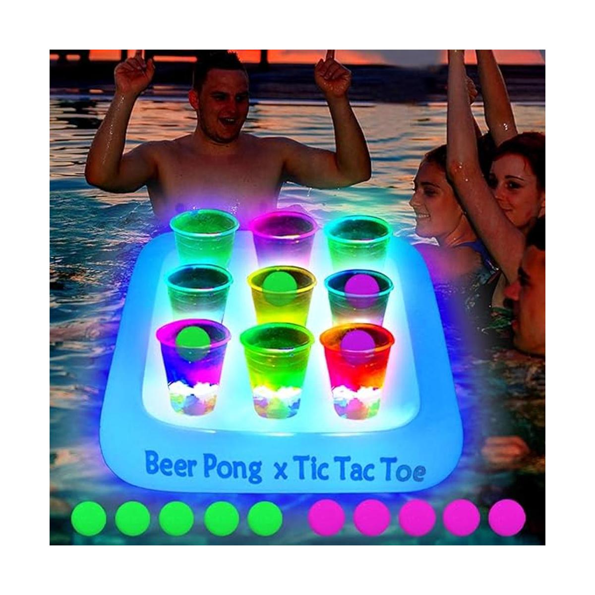 Six Senses Media Estante flotante para fiestas de piscina