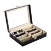 Siveit Organizador de lentes de sol de 8 ranuras caja de_1