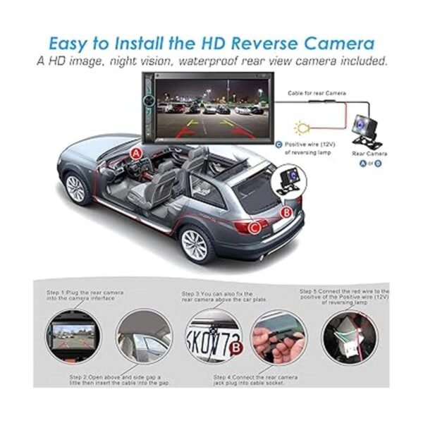 Sistema multimedia de coche de doble din receptor estéreo_4