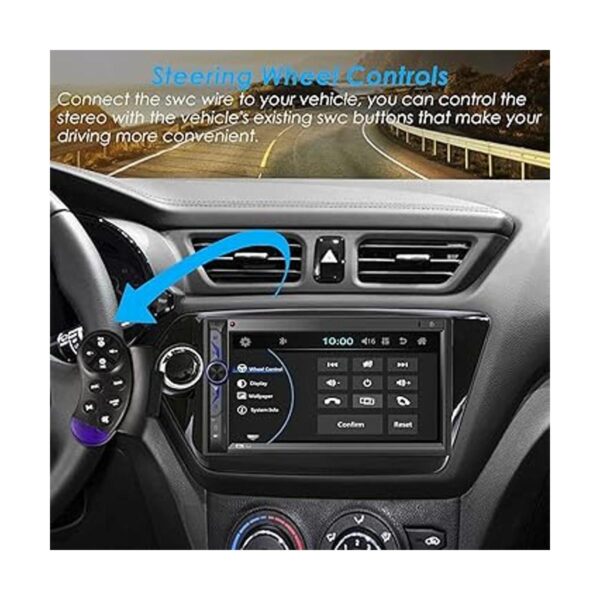 Sistema multimedia de coche de doble din receptor estéreo_6