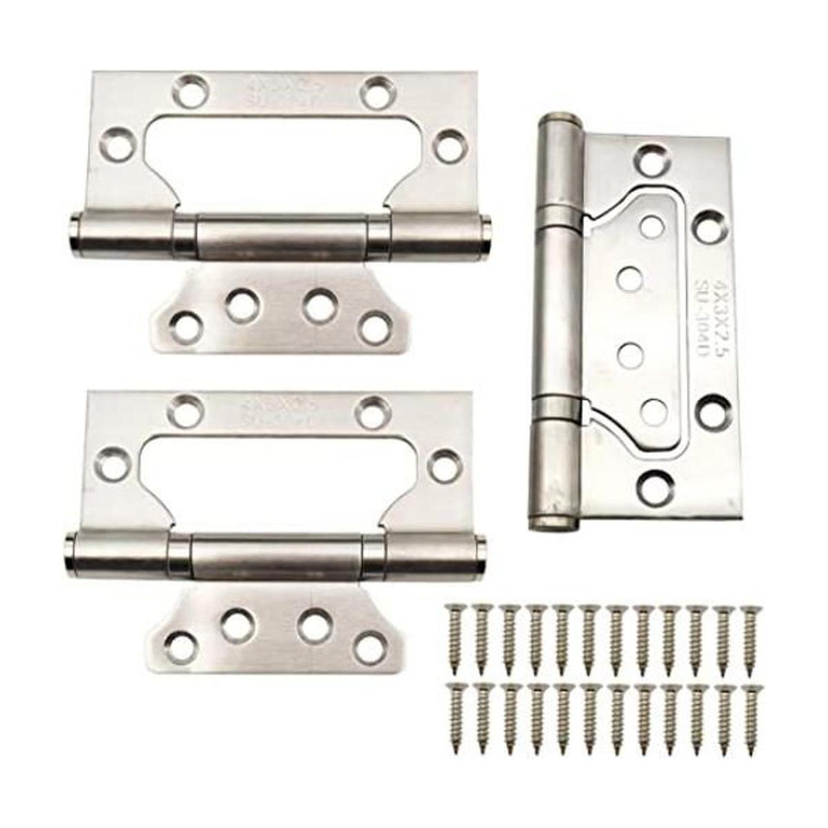 Sipery 304 bisagras de acero inoxidable para puerta 4.0 x