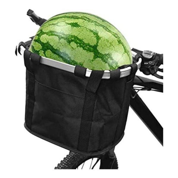 Sisenny Cesta de bicicleta plegable para gatos y perros_1