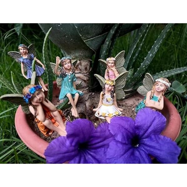 SisBroo Accesorios de jardín de hadas para interiores y