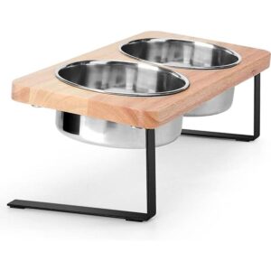 Siooko Cuencos elevados para gatos cuencos elevados