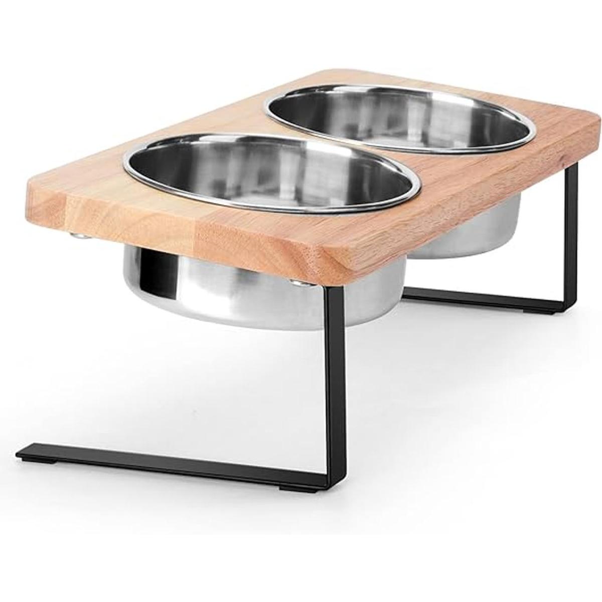 Siooko Cuencos elevados para gatos cuencos elevados