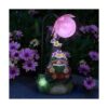 Sinhra Decoración de estatua de gnomos de jardín con_6