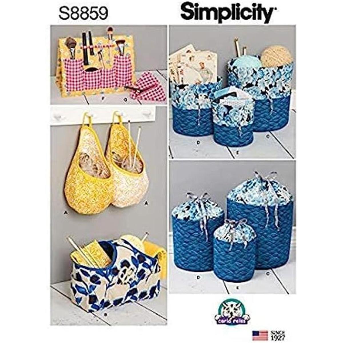 Simplicity US8859OS Patrones de costura para suministros