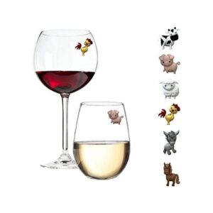 Simply Charmed Juego de 6 abalorios magnéticos para vino_1
