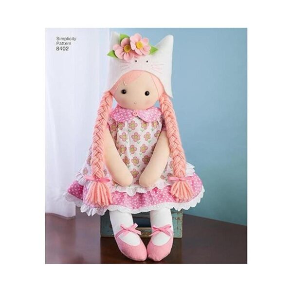 Simplicity Muñeca de peluche con ropa plantilla de