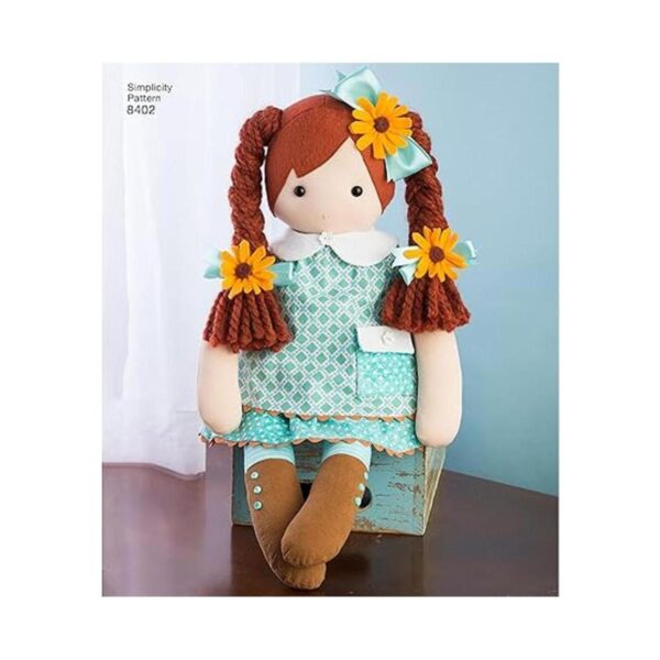 Simplicity Muñeca de peluche con ropa plantilla de
