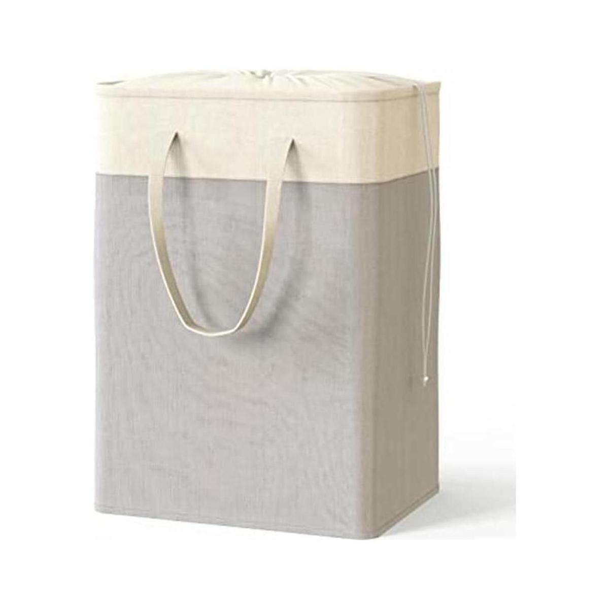 SimpleHouseware Cesta rectangular de algodón terileno