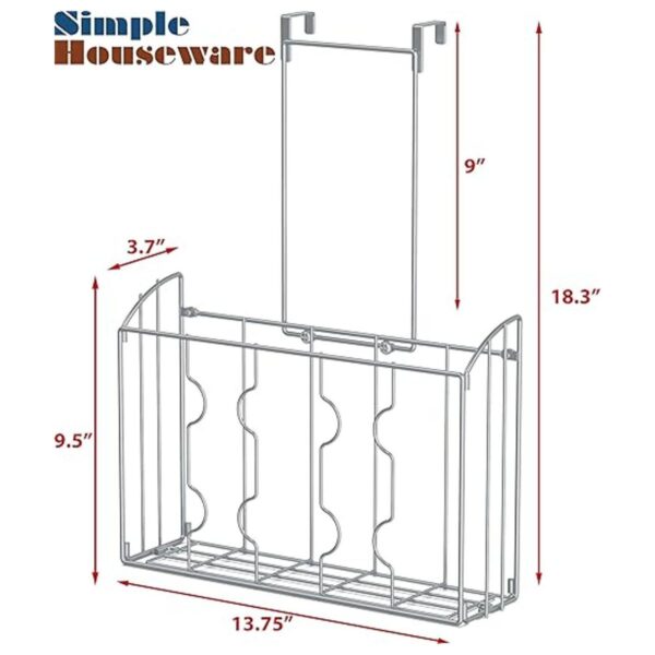 SimpleHouseware Soporte organizador para puerta sobre el_2
