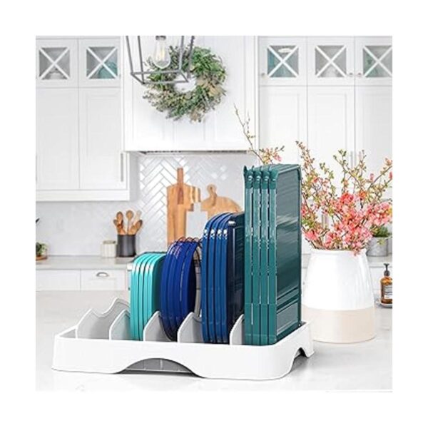SimpleHouseware Organizador de tapa para contenedores de