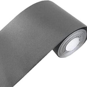 Simplemuji Papel pintado gris oscuro mate borde Peel Stick