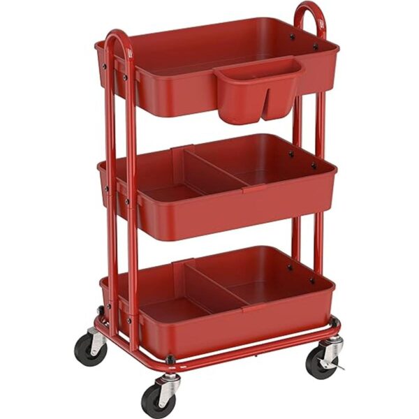 SimpleHouseware Carrito multifuncional de 3 niveles con 2_1