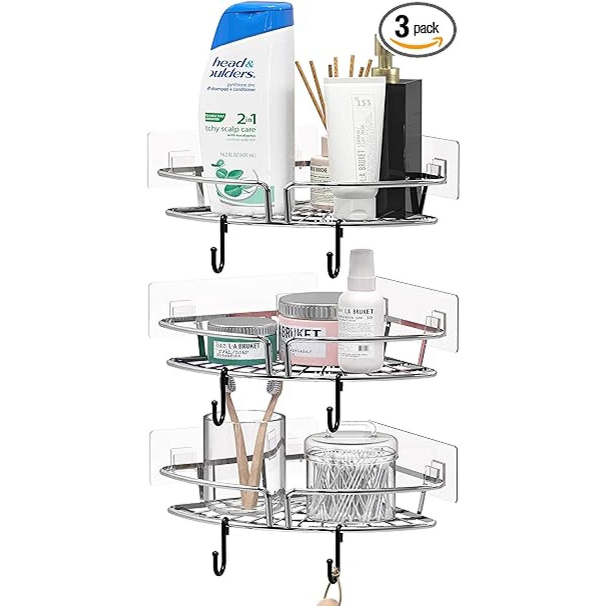 SimpleHouseware Estante adhesivo de pared para baño