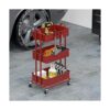 SimpleHouseware Carrito de metal resistente de 3 niveles_4