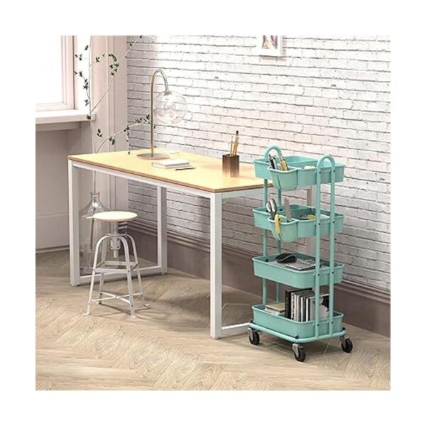 SimpleHouseware Carro multiusos de 4 niveles con