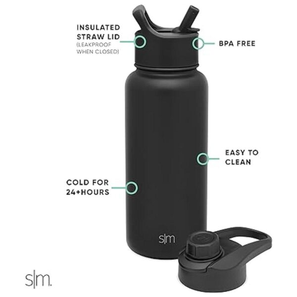 Simple Modern botella de agua reutilizable con tapa para_2