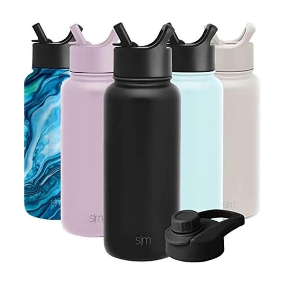 Simple Modern botella de agua reutilizable con tapa para