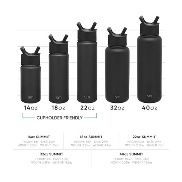 Simple Modern botella de agua reutilizable con tapa para_4