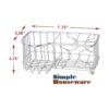 Simple Houseware Soporte multifuncional para cepillo de